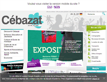 Tablet Screenshot of cebazat.fr